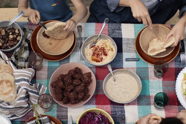 repas falafels © Alice Roca